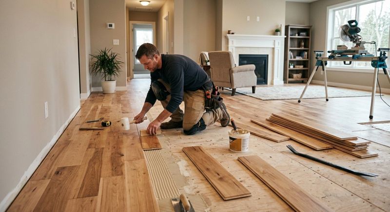 Engineered Wood Installation in Springboro, OH