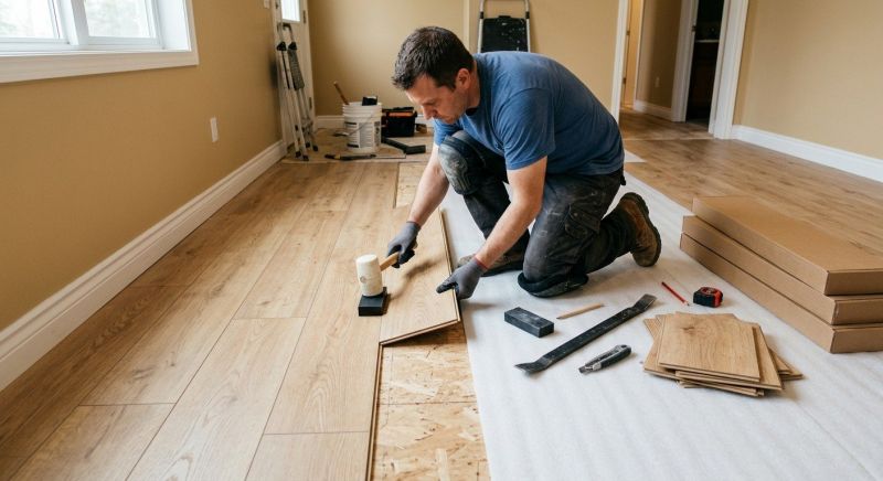 Laminate Floor Installation in Dayton, OH