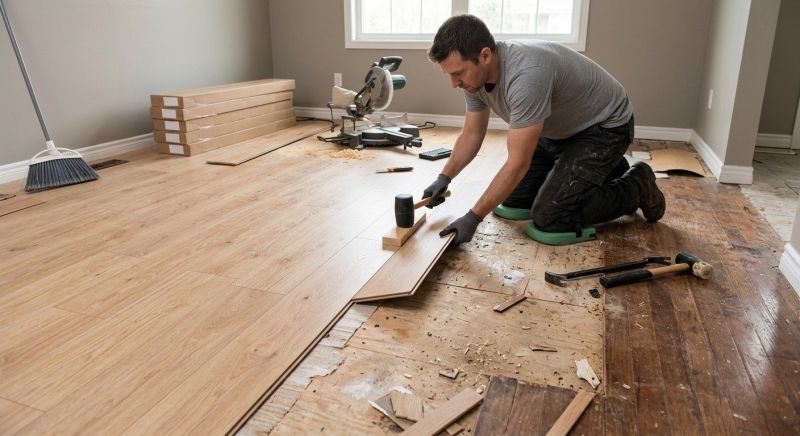 Laminate Floor Replacement in Blanchester, OH