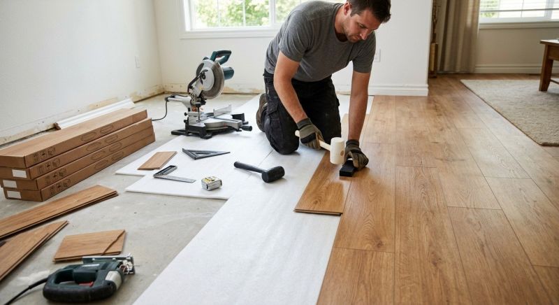 Laminate Floor Replacement in Hamilton, OH
