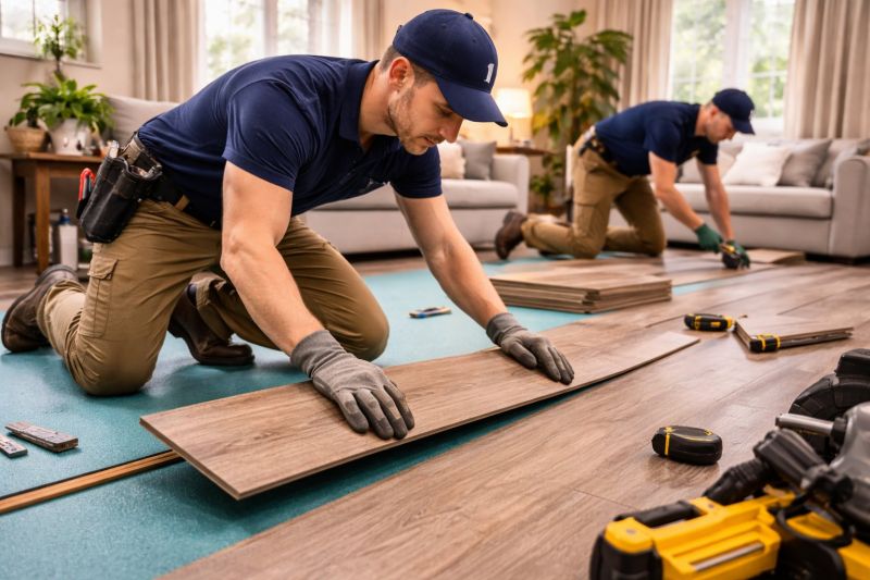 Laminate Floor Replacement in Springboro, OH