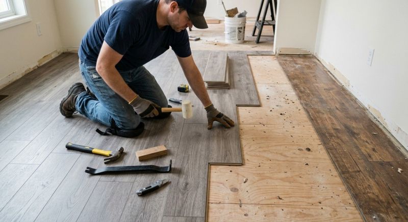 Laminate Floor Replacement in Mason, OH