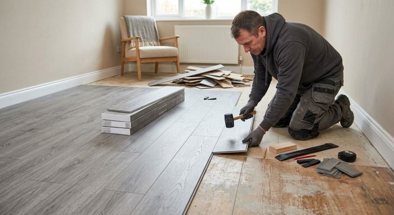 Laminate Floor Replacement in Morrow, OH