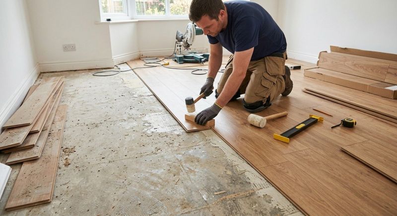 Laminate Floor Replacement in Warren County, OH
