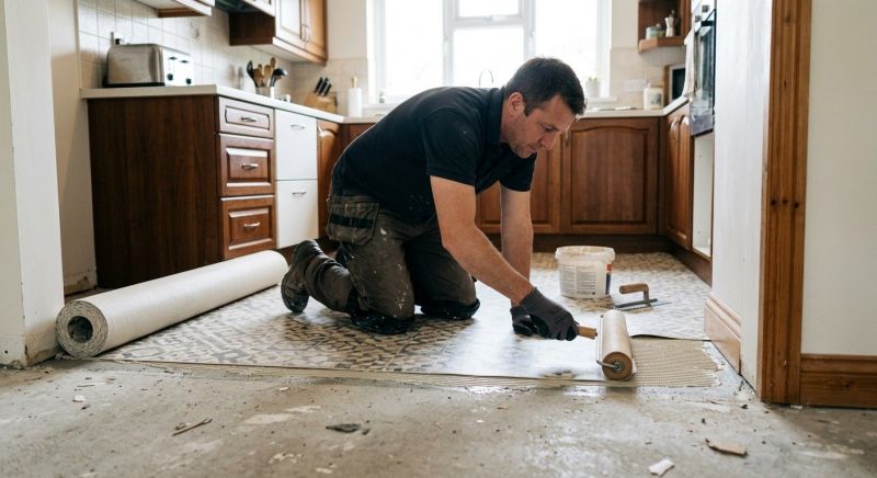 Linoleum Floor Installation in Clarksville, OH