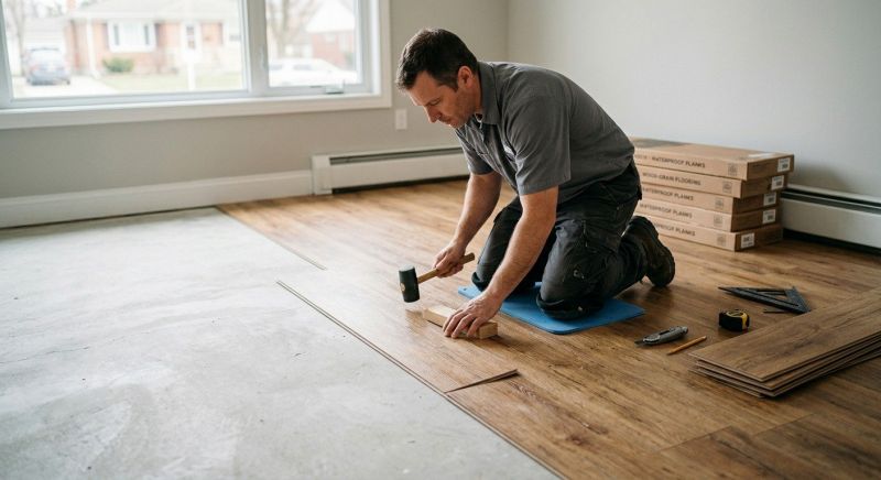 Linoleum Floor Installation in Monroe, OH