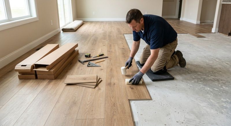 Luxury Vinyl Tile Installation in Clarksville, OH