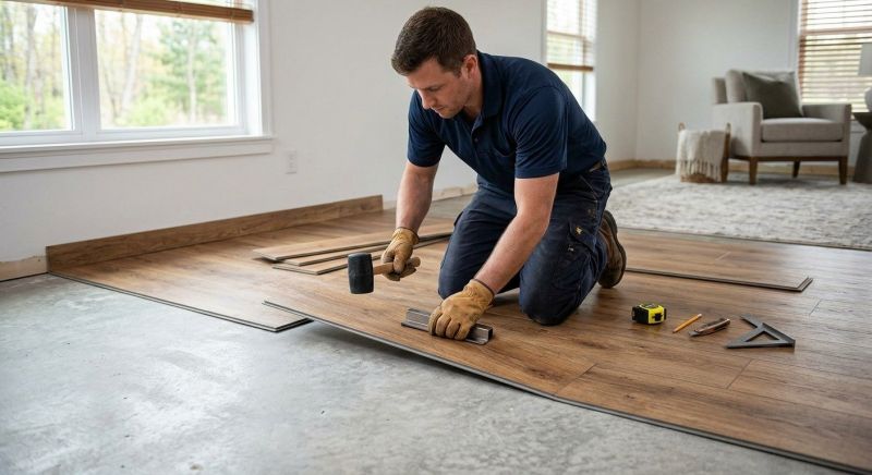 Luxury Vinyl Tile Installation in Maineville, OH