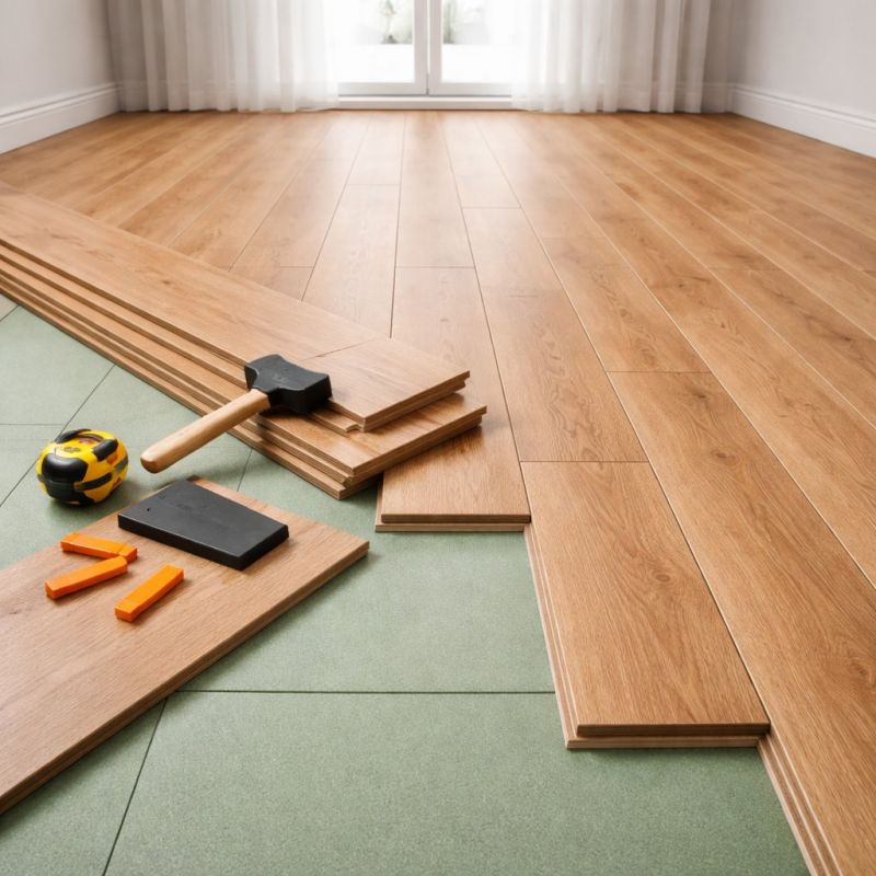 Plank Laminate Installation in Springboro, OH