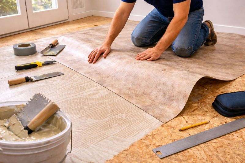 Sheet Flooring Installation in Hamilton, OH