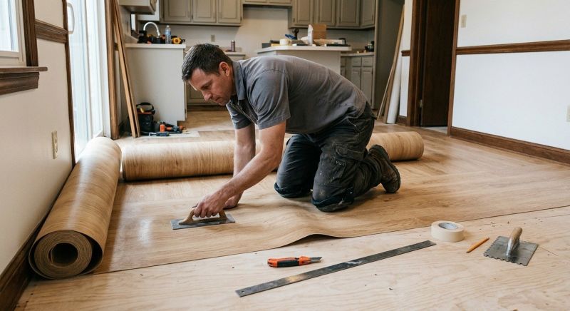 Sheet Flooring Installation in Maineville, OH