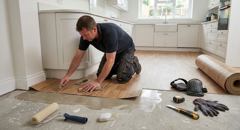 Sheet Linoleum Installation in Franklin, OH