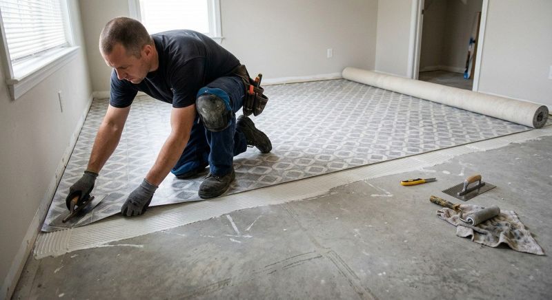 Sheet Vinyl Installation in Hamilton, OH