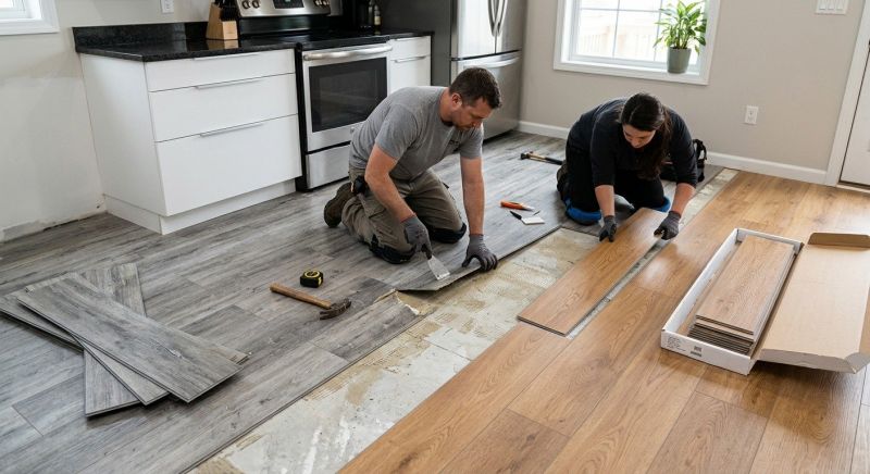 Vinyl Floor Replacement in Springboro, OH