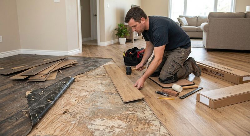 Vinyl Flooring Installation in Waynesville, OH