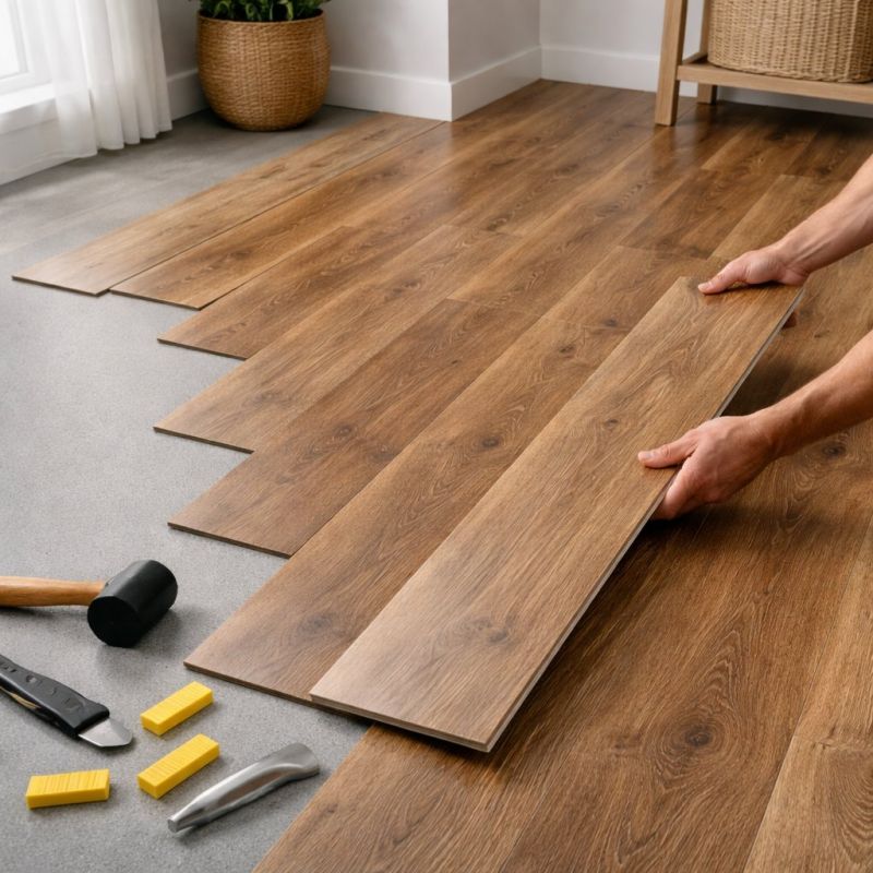 Vinyl Plank Floor Installation in Springboro, OH