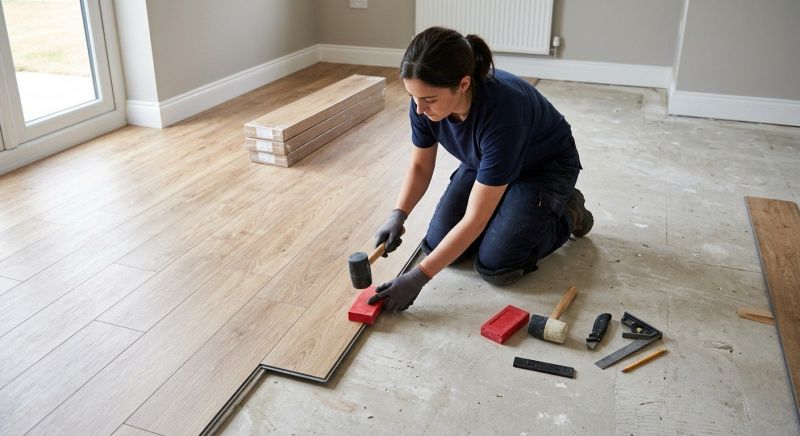 Vinyl Plank Floor Installation in Springboro, OH
